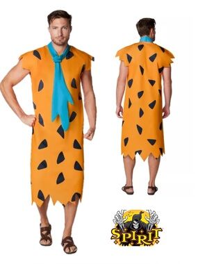 Adult Fred Flintstone Plus Size Costume. Size XXL